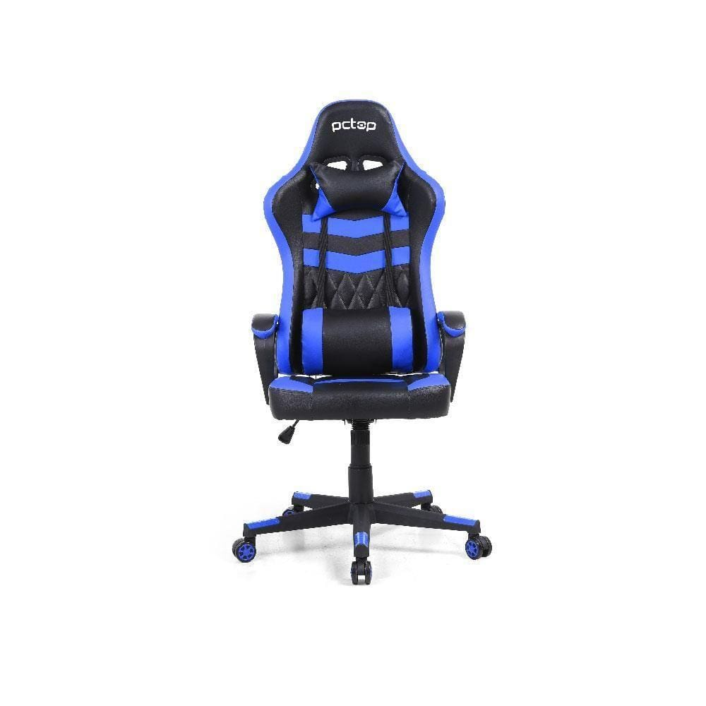 Cadeira Gamer Pctop Elite - Azul Cadeira Gamer Pctop Elite - Azul