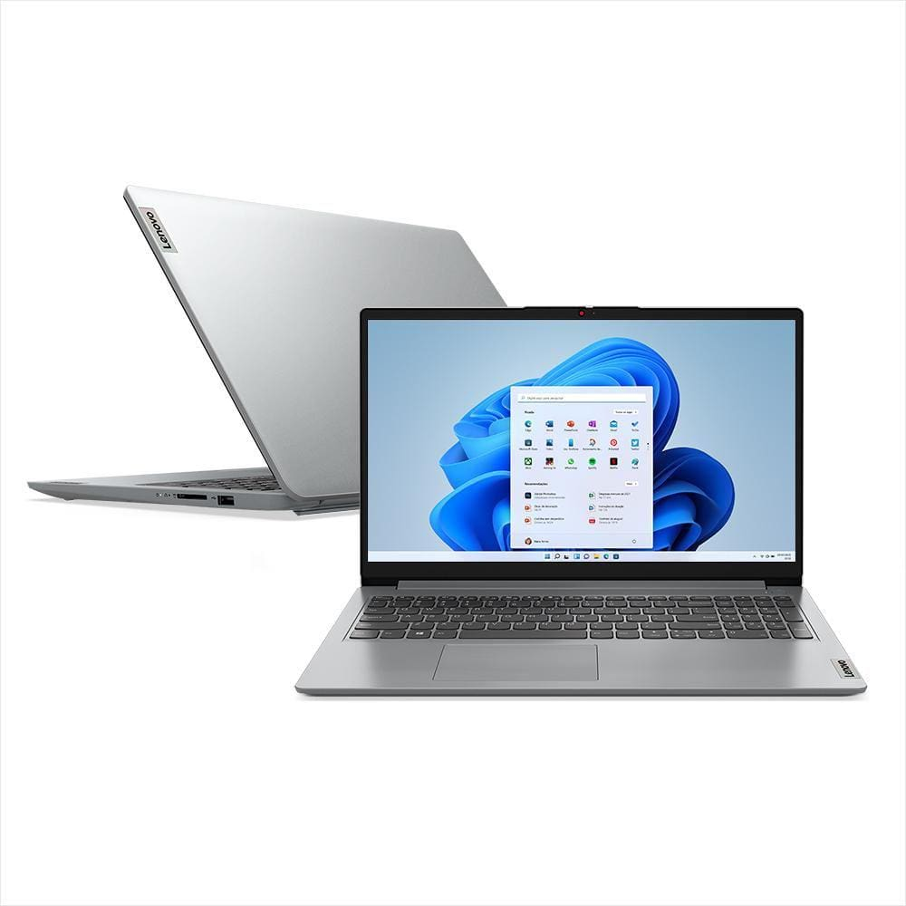 Notebook Lenovo IdeaPad 1i i5-1235U 8GB 512GB SSD Windows Home 15.6" 82VY000QBR Cloud Grey Notebook Lenovo IdeaPad 1i i5-1235U 8GB 512GB SSD Windows Home 15.6" 82VY000QBR Cloud Grey