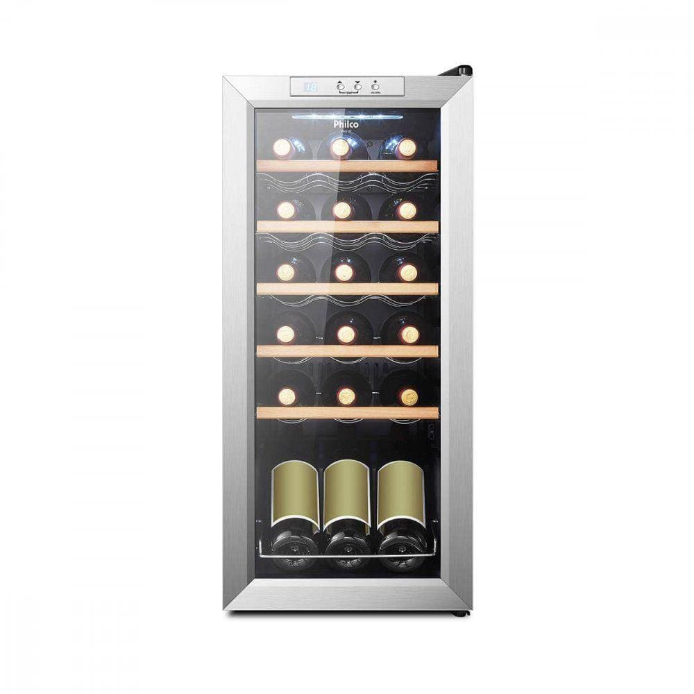 Adega Climatizada 18 Garrafas com Controle de Temperatura Philco PAD18l - 110V