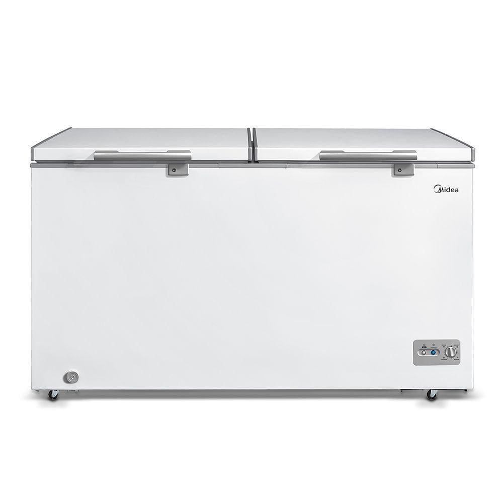Freezer Horizontal 2 portas 362L 3 em 1 Branco Midea - 110V Freezer Horizontal 2 portas 362L 3 em 1 Branco Midea - 110V