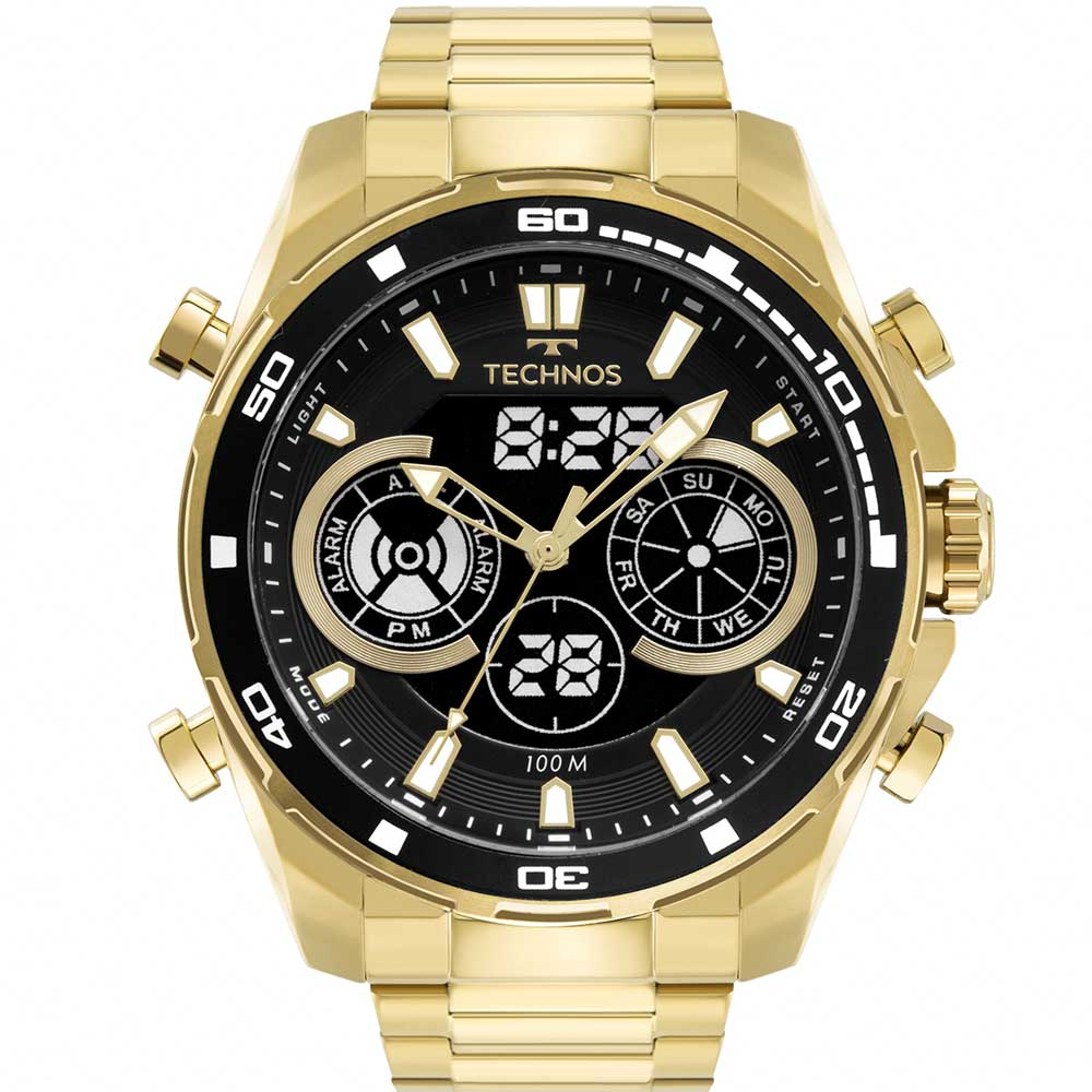 Relógio Technos Masculino Ts Digitech BJ3530AA/1P Relógio Technos Masculino Ts Digitech BJ3530AA/1P
