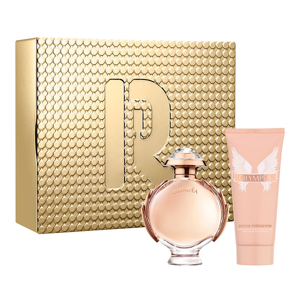 Kit olympéa rabanne eau de parfum 80ml e creme corporal 100ml Kit olympéa rabanne eau de parfum 80ml e creme corporal 100ml
