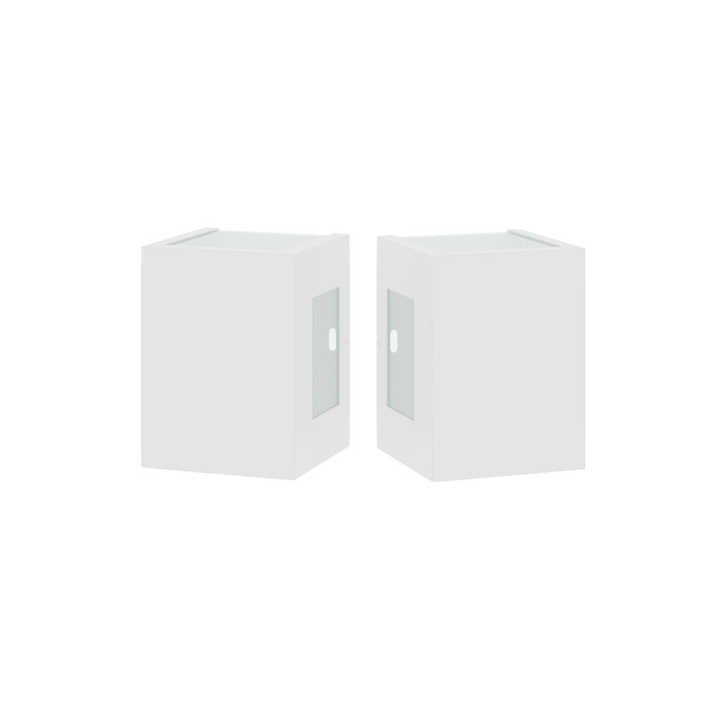 Kit 2 Arandelas de Parede Plus 1104 Branco com Focos - RPM Móveis Kit 2 Arandelas de Parede Plus 1104 Branco com Focos - RPM Móveis