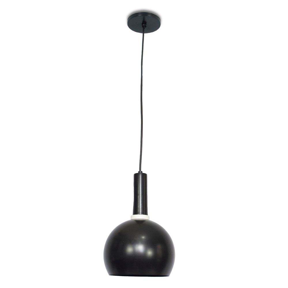 Luminária de Teto Pendente Nísia Esfera 20 Preto Luminária de Teto Pendente Nísia Esfera 20 Preto