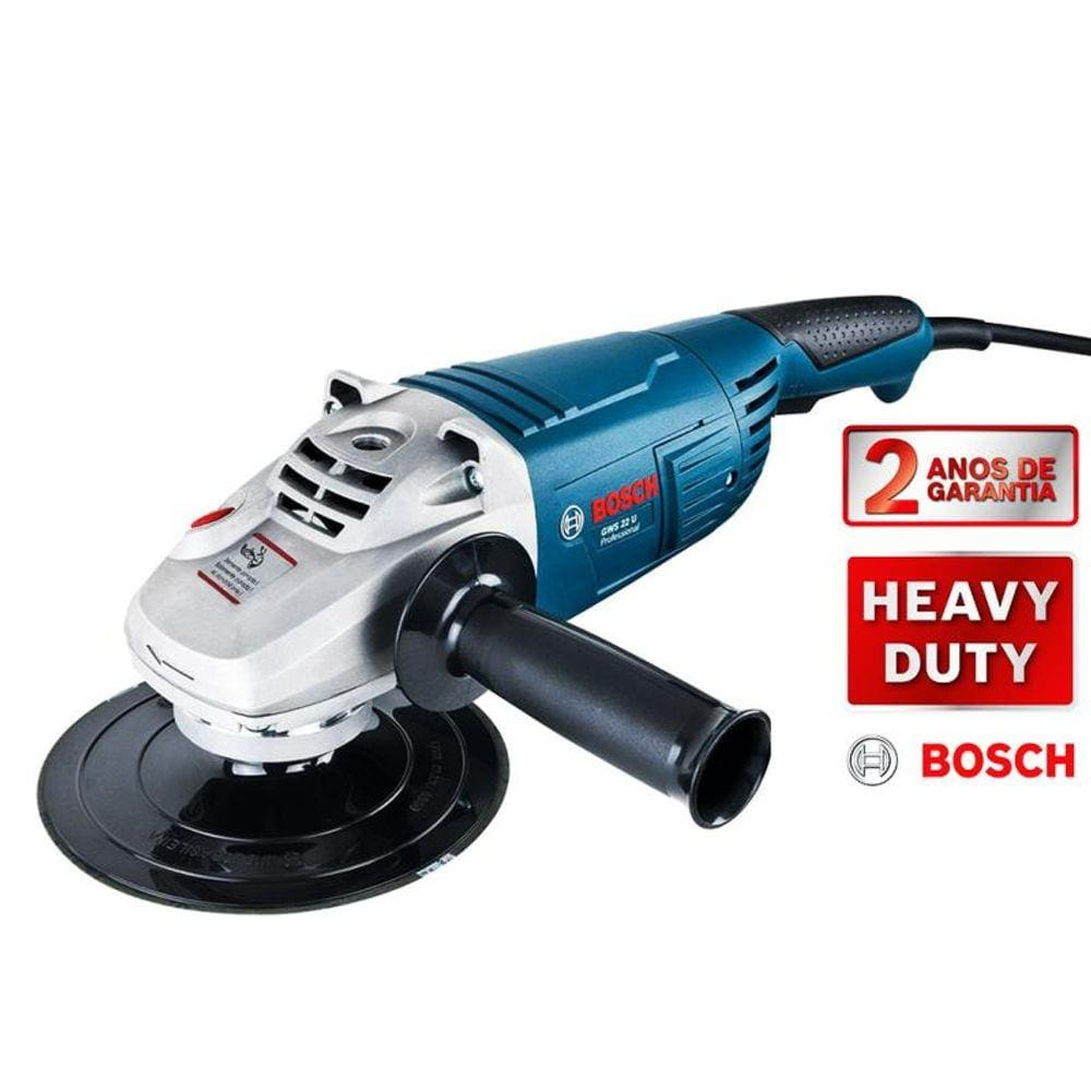 Lixadeira Angular Industrial 7 POL 2200W GWS 22U BOSCH - 220V Lixadeira Angular Industrial 7 POL 2200W GWS 22U BOSCH - 220V