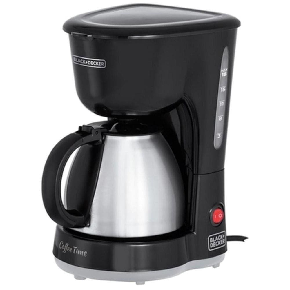 Cafeteira Elétrica Black+Decker Até 18 Cafés Jarra Em Inox - 110V Cafeteira Elétrica Black+Decker Até 18 Cafés Jarra Em Inox - 110V