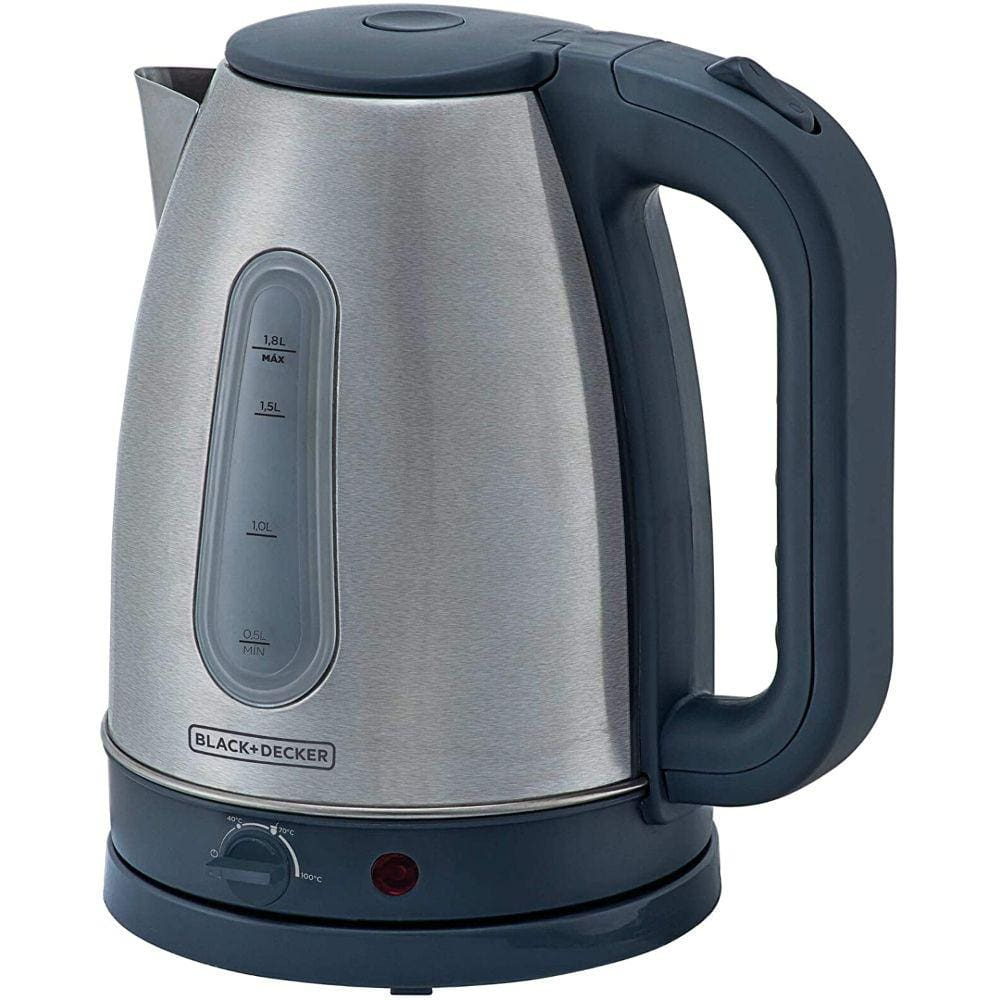 Chaleira Elétrica Black+Decker Gourmand Gris Inox K2200G - 1,8L - Ajuste Temperatura e Desligamento Automático - 220V Chaleira Elétrica Black+Decker Gourmand Gris Inox K2200G - 1,8L - Ajuste Temperatura e Desligamento Automático - 220V