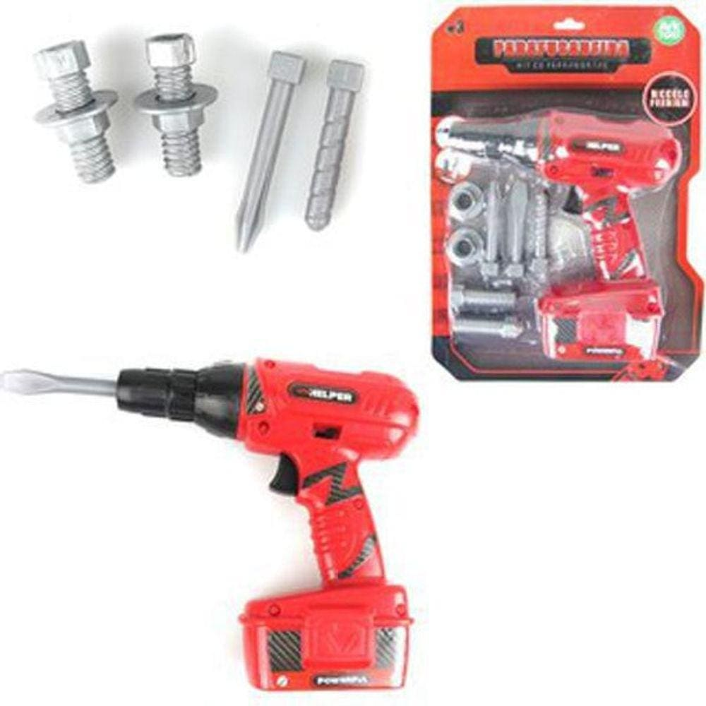 Furadeira De Brinquedo Kit Ferramenta Infantil Para Crianças Furadeira De Brinquedo Kit Ferramenta Infantil Para Crianças