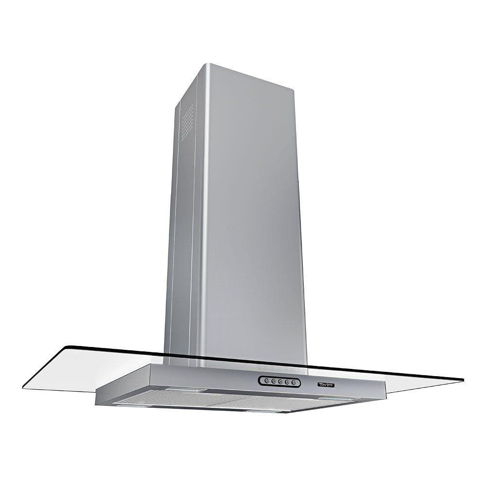 Coifa Ilha 90cm Vidro Reto Terim - 220V Coifa Ilha 90cm Vidro Reto Terim - 220V