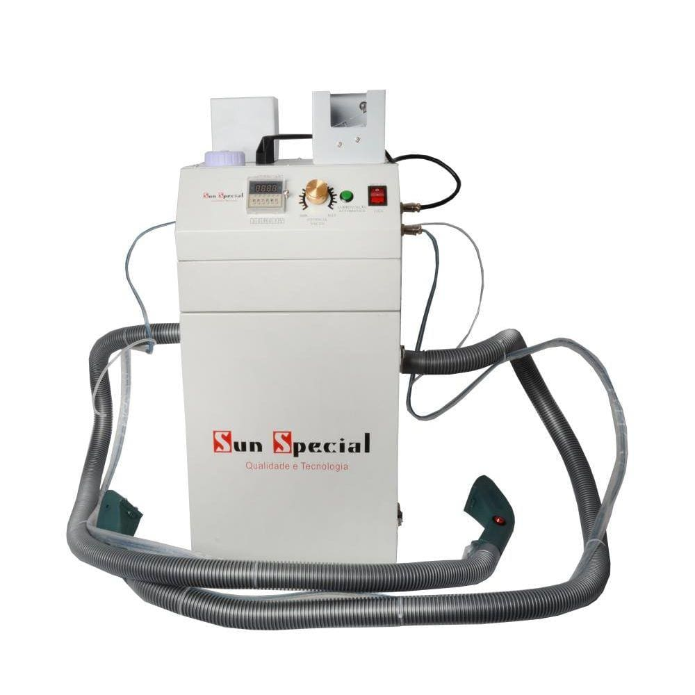 Máquina Arrematar Fios e Linhas com 2 Cabeças 2 Motores 650w 220v SSH-106-2D Sun Special Máquina Arrematar Fios e Linhas com 2 Cabeças 2 Motores 650w 220v SSH-106-2D Sun Special