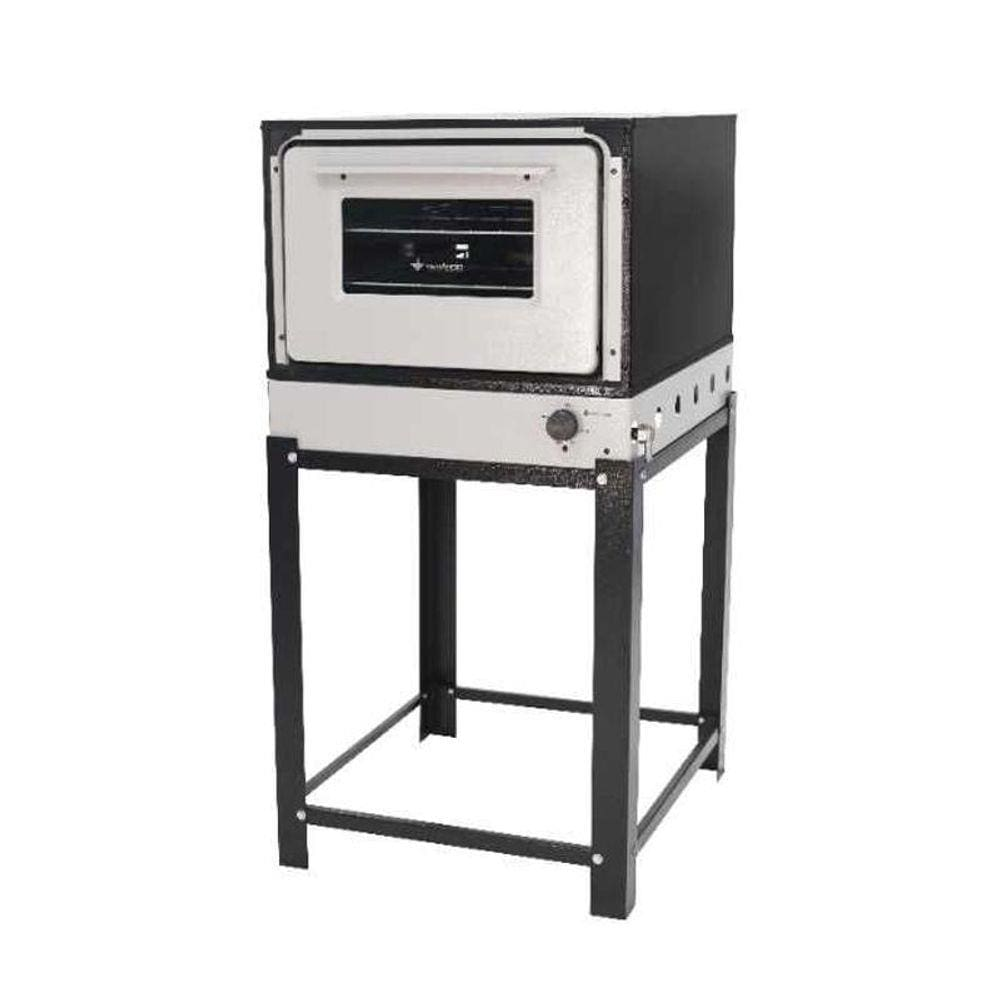 Forno a Gás Bravo BRFP Com Pé CINZA Met Venâncio Forno a Gás Bravo BRFP Com Pé CINZA Met Venâncio