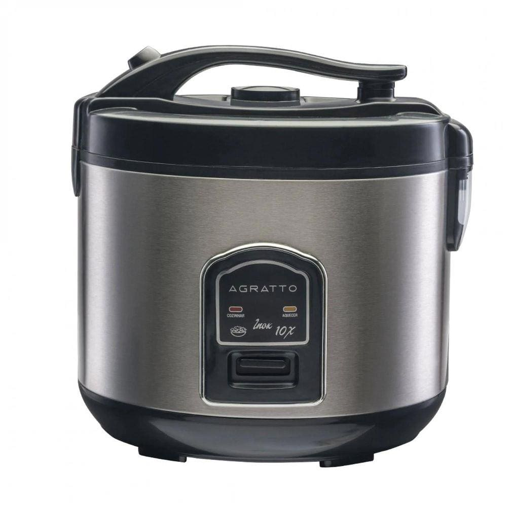 Panela Elétrica de Arroz e Legumes Agratto Inox 10 xícaras - 220V Panela Elétrica de Arroz e Legumes Agratto Inox 10 xícaras - 220V
