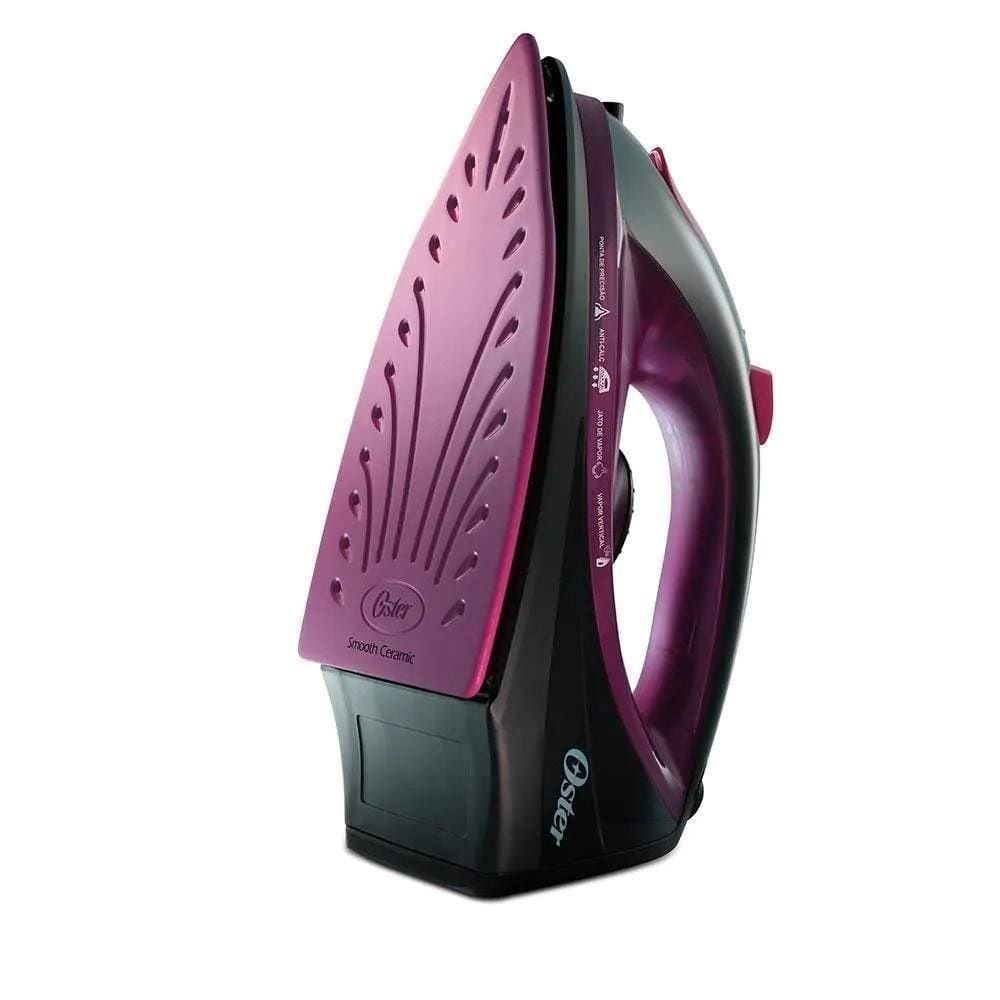 Ferro A Vapor Preto E Roxo Cerâmica Oster 127V - 110V Ferro A Vapor Preto E Roxo Cerâmica Oster 127V - 110V