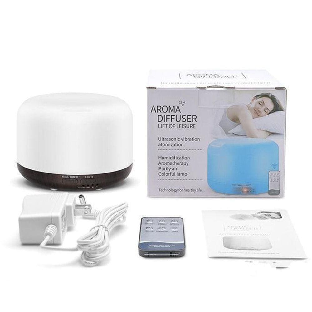 Difusor Aromatizador Umidificador Aromaterapia 500Ml 110V Difusor Aromatizador Umidificador Aromaterapia 500Ml 110V