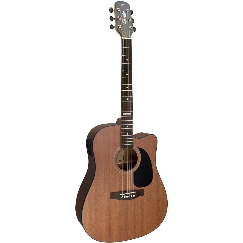 Violão Folk Giannini GF1D GF-1D CEQ WS Walnut Cutway Aço Violão Folk Giannini GF1D GF-1D CEQ WS Walnut Cutway Aço