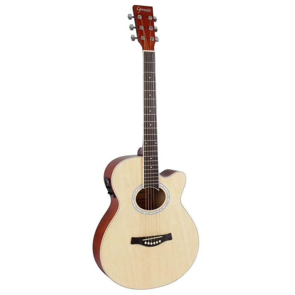 Violão Aço Eletroacústico Giannini GSF-1D CEQ Natural GSF1D Violão Aço Eletroacústico Giannini GSF-1D CEQ Natural GSF1D