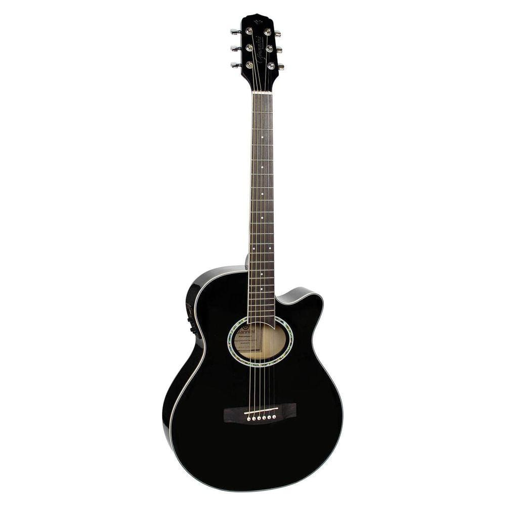 Violão Eletroacustico Giannini Preto Gsf1d Ceq Bk Gsf-1d Violão Eletroacustico Giannini Preto Gsf1d Ceq Bk Gsf-1d
