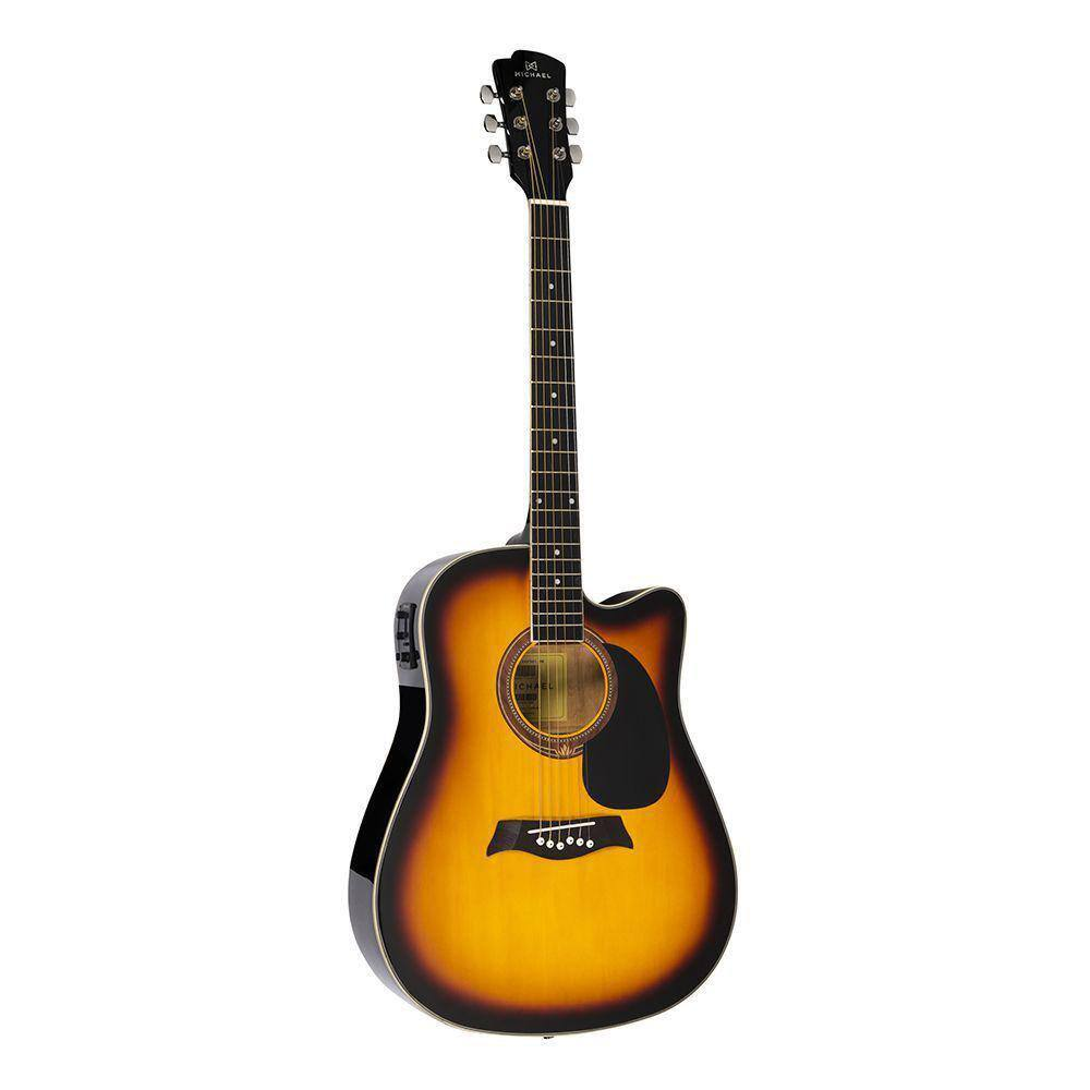 Violao Eletrico Michael Folk Cutaway VMF361 SB Aço Sunburst Violao Eletrico Michael Folk Cutaway VMF361 SB Aço Sunburst