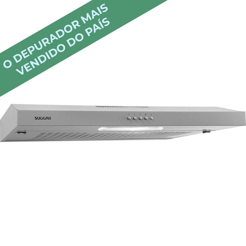 Depurador de ar Slim 80 Cm Prata - 110V Depurador de ar Slim 80 Cm Prata - 110V