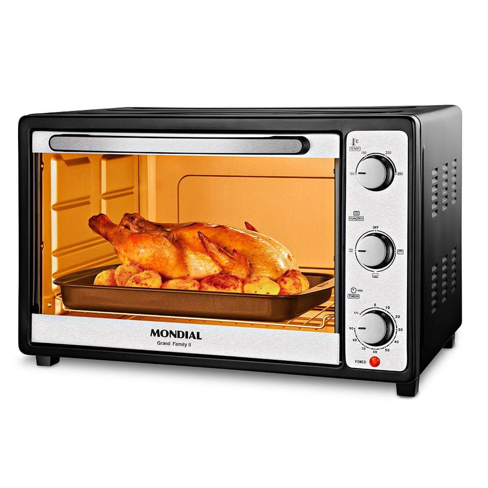 Forno Elétrico Mondial Grand Family II 52 Litros FR-52 127V - 220V Forno Elétrico Mondial Grand Family II 52 Litros FR-52 127V - 220V