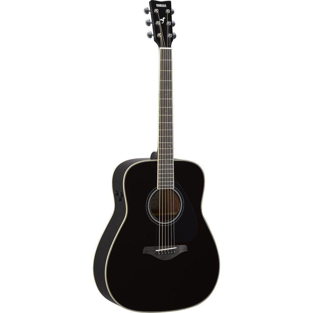 Violão Acústico Transacoustic Cordas em Aço FG TA BL Preto Yamaha Violão Acústico Transacoustic Cordas em Aço FG TA BL Preto Yamaha