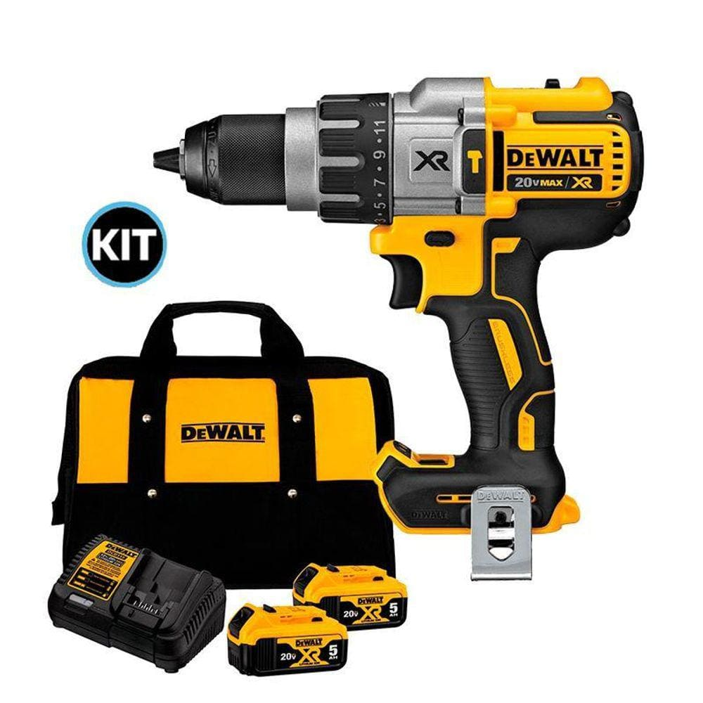 Parafusadeira / Furadeira Impacto 1/2 Bateria 20V Dewalt Dcd996B-B3 + Kit 2 Bateria 5A Carregador Bivolt E Bolsa Dcb205C2K-Br Parafusadeira / Furadeira Impacto 1/2 Bateria 20V Dewalt Dcd996B-B3 + Kit 2 Bateria 5A Carregador Bivolt E Bolsa Dcb205C2K-Br
