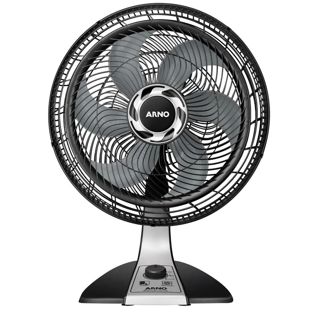 Ventilador Arno Silence Force VF40 - Preto/Prata - 110v Ventilador Arno Silence Force VF40 - Preto/Prata - 110v