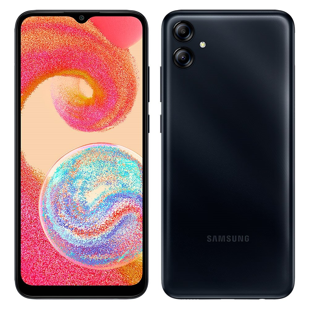 Smartphone Samsung Galaxy A04E, Preto, Tela 6.5", 4G+Wi-Fi, Android 13, 2 Câm Traseira 13+2MP, Câm Frontal 5MP, 64GB Smartphone Samsung Galaxy A04E, Preto, Tela 6.5", 4G+Wi-Fi, Android 13, 2 Câm Traseira 13+2MP, Câm Frontal 5MP, 64GB