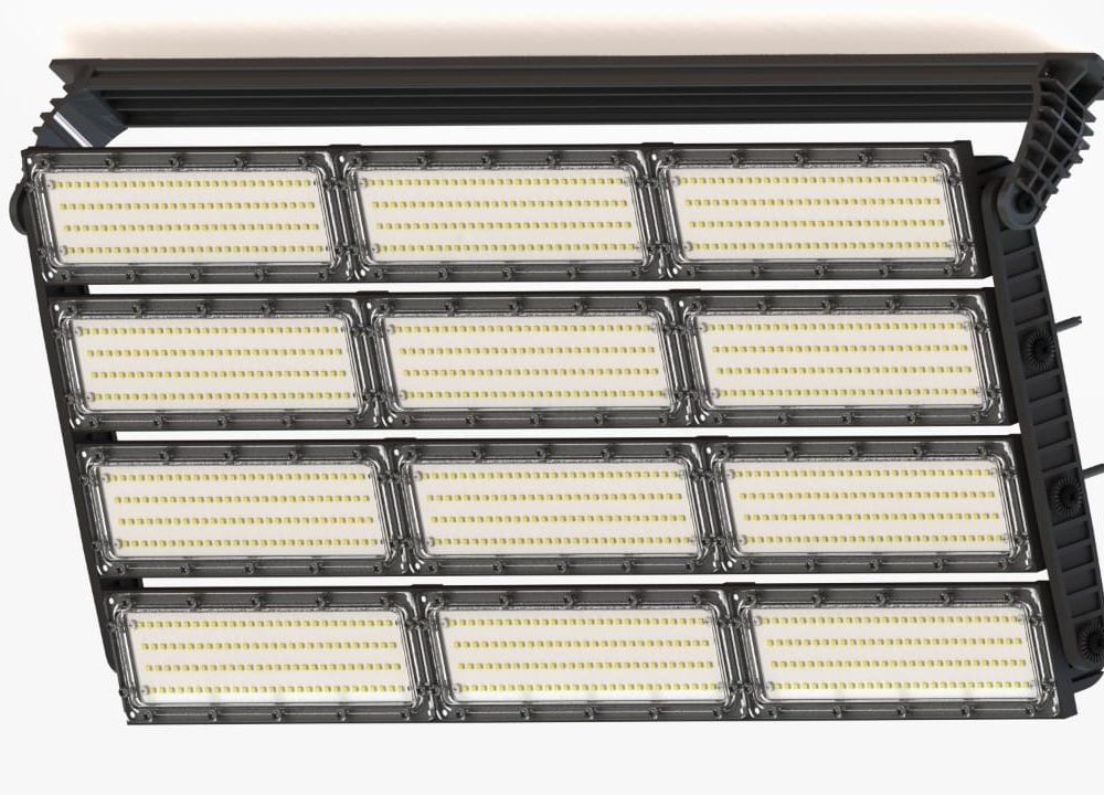 Refletor Modular 1500W Big LED Osram, Grande, Ideal para Campo, Quadra de Futebol, À Prova d'Água