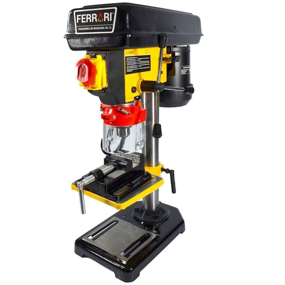 FURADEIRA BANCADA 13MM 1/2" 05 VELOCIDADES 110V/220V FERRARI FG 13 - 220v FURADEIRA BANCADA 13MM 1/2" 05 VELOCIDADES 110V/220V FERRARI FG 13 - 220v