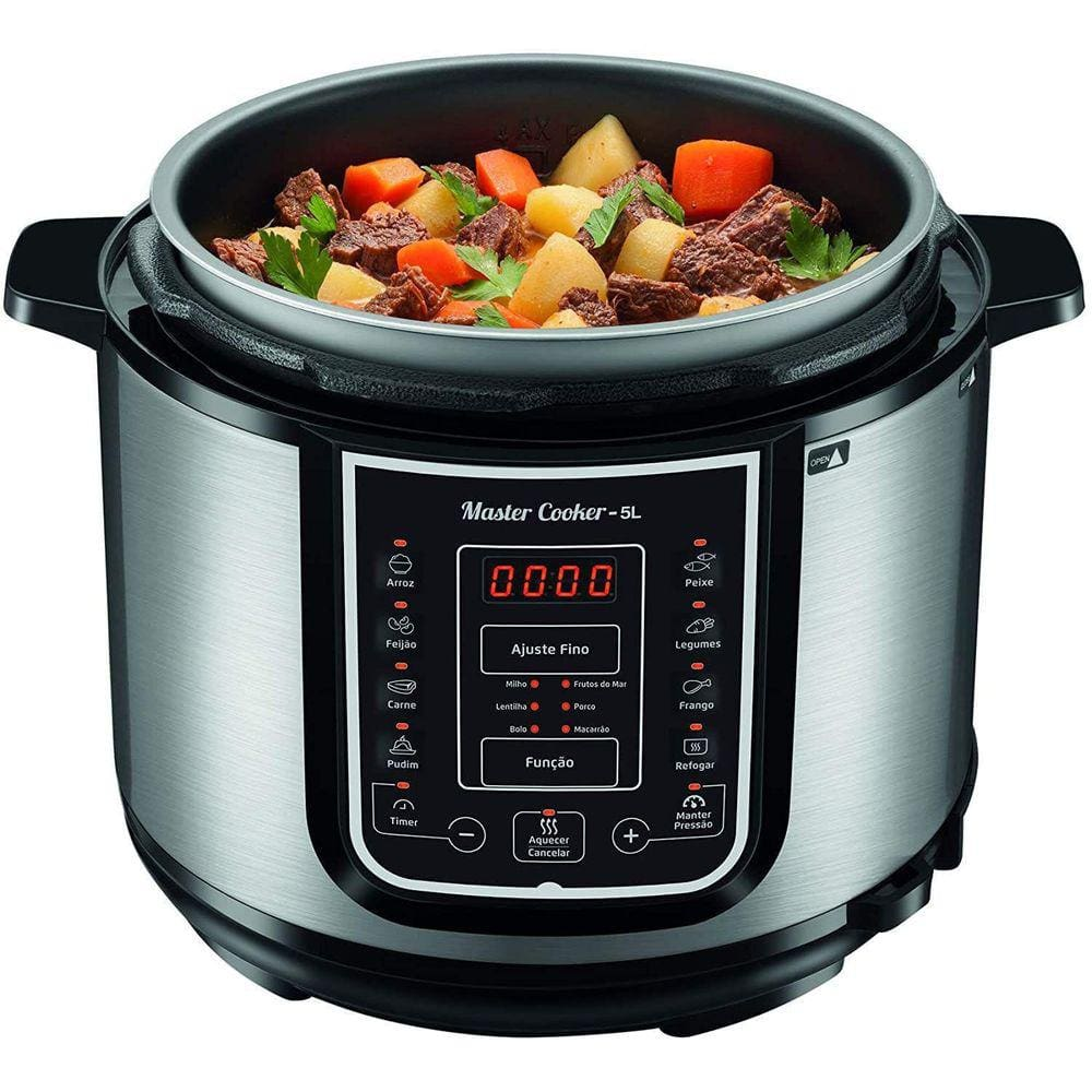 Panela De Pressão Elétrica Mondial Master Cooker 5L 110V - 110V