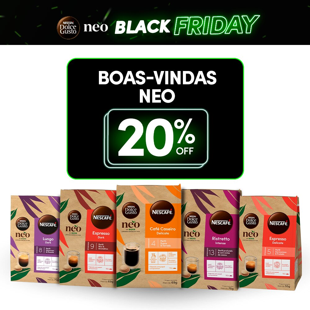 Combo Boas-Vindas NEO com 20% OFF Combo Boas-Vindas NEO com 20% OFF