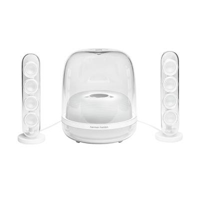 Caixa de Som Portátil Harman Kardon Soundsticks 4, 140W RMS, Bluetooth - HKSOUNDSTICK4WHTBR Caixa de Som Portátil Harman Kardon Soundsticks 4, 140W RMS, Bluetooth - HKSOUNDSTICK4WHTBR