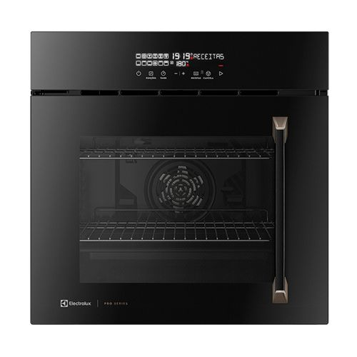 Forno de Embutir Electrolux Elétrico 80L Pro Series com Grill Preto (OE9VT) - 220V Forno de Embutir Electrolux Elétrico 80L Pro Series com Grill Preto (OE9VT) - 220V