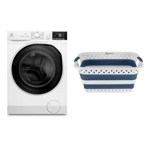 Lava e Seca Electrolux 11kg Branca Inverter (LSP11) + Cesto Dobrável para Roupas Electrolux Lava e Seca Electrolux 11kg Branca Inverter (LSP11) + Cesto Dobrável para Roupas Electrolux