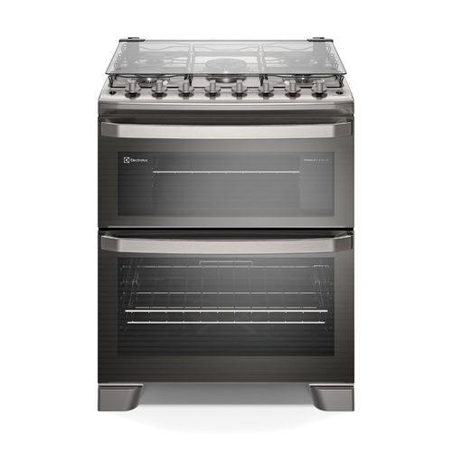 Fogão 5 bocas Electrolux Cinza Experience 2 Fornos, PerfectCook360 e Tripla Chama (FE5DC) Fogão 5 bocas Electrolux Cinza Experience 2 Fornos, PerfectCook360 e Tripla Chama (FE5DC)
