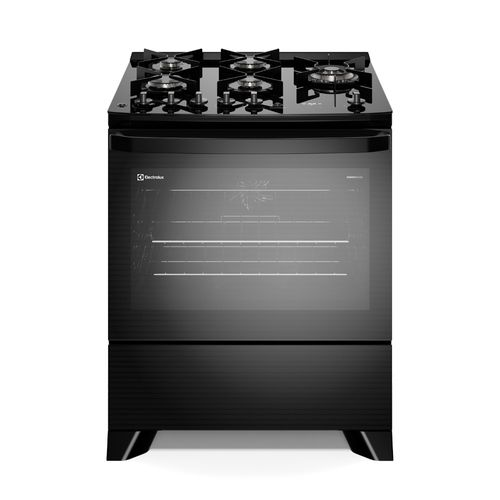 Fogão 5 bocas Electrolux Preto Experience c/ Mesa de Vidro, Grill e PerfectCook360 (FE5CP) Fogão 5 bocas Electrolux Preto Experience c/ Mesa de Vidro, Grill e PerfectCook360 (FE5CP)