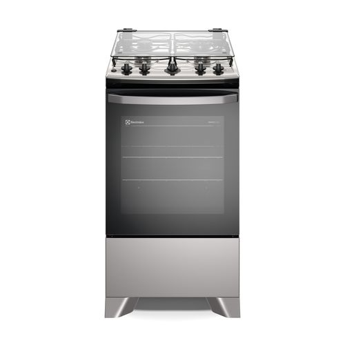 Fogão 4 bocas Electrolux Prata Efficient com Mesa Inox, PerfectCook e VaporBake (FE4IS) - Bivolt Fogão 4 bocas Electrolux Prata Efficient com Mesa Inox, PerfectCook e VaporBake (FE4IS) - Bivolt