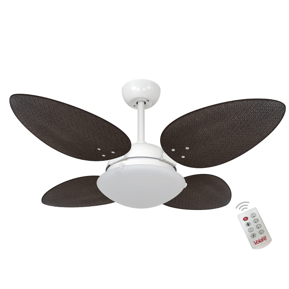 Ventilador Volare P Palmae Tabaco 127V e Controle Remoto Ventilador Volare P Palmae Tabaco 127V e Controle Remoto