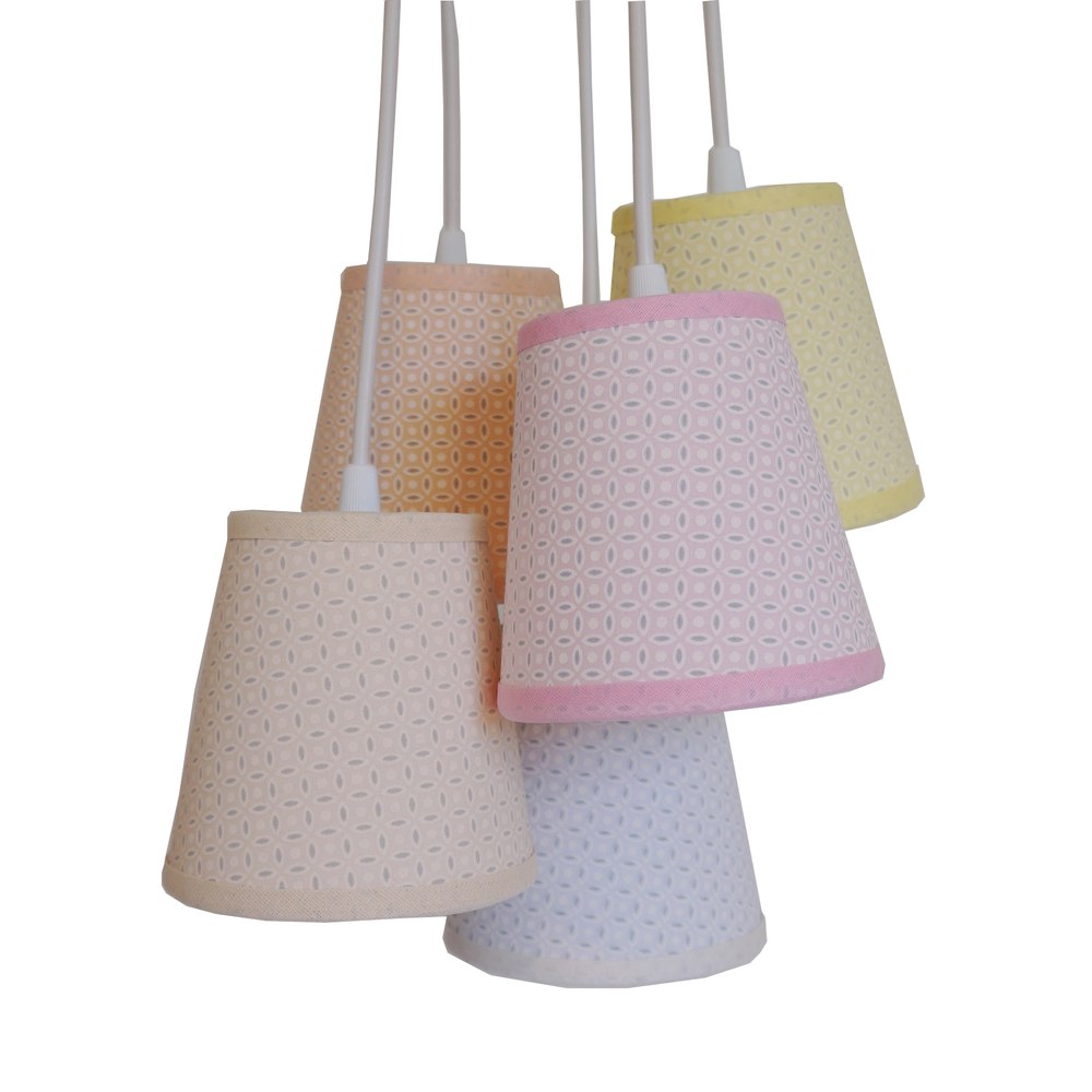 Lustre Pendente Cacho Soft Colors Lustre Pendente Cacho Soft Colors