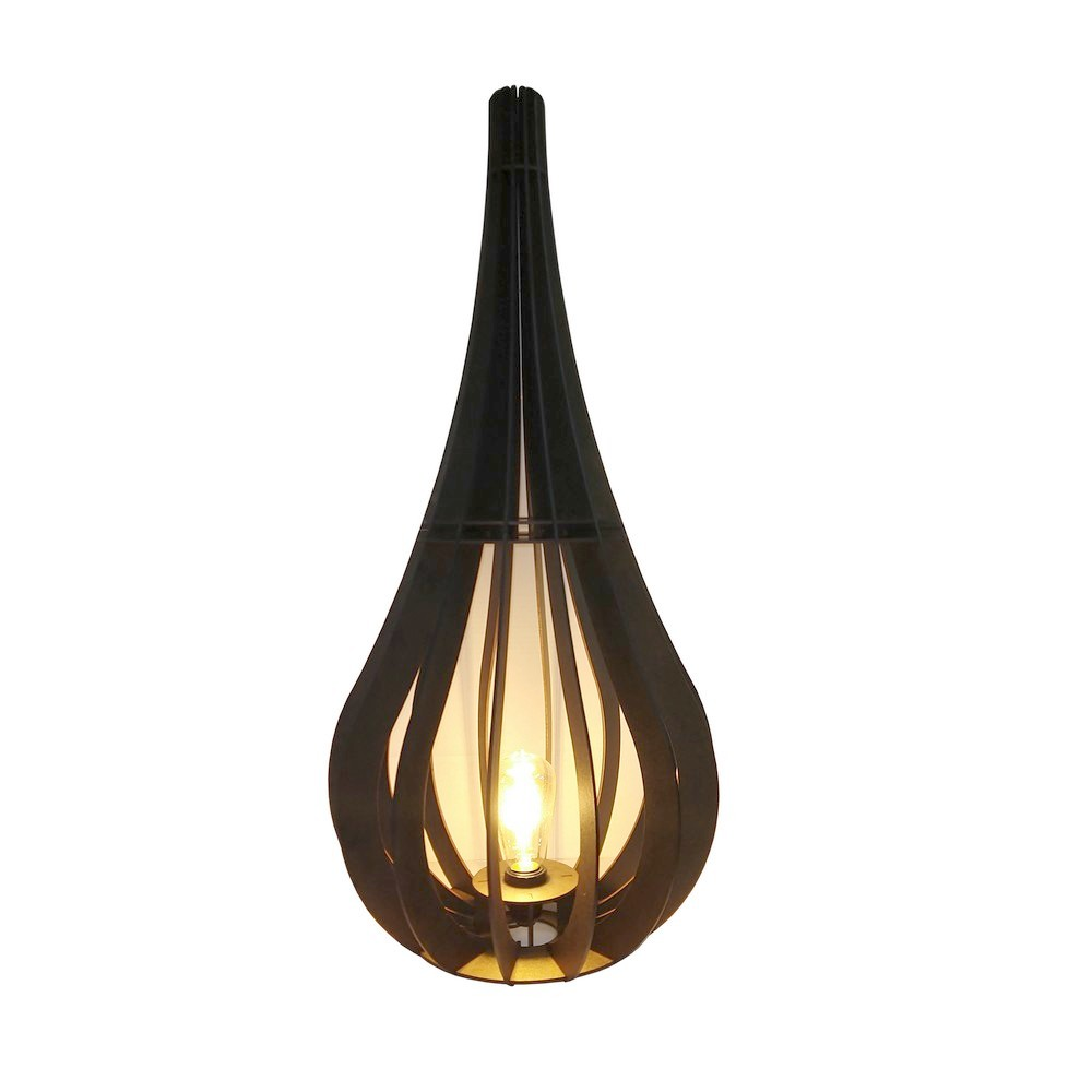 Luminária de Chão Capadócia mod. Gota Tabaco 80cm Luminária de Chão Capadócia mod. Gota Tabaco 80cm