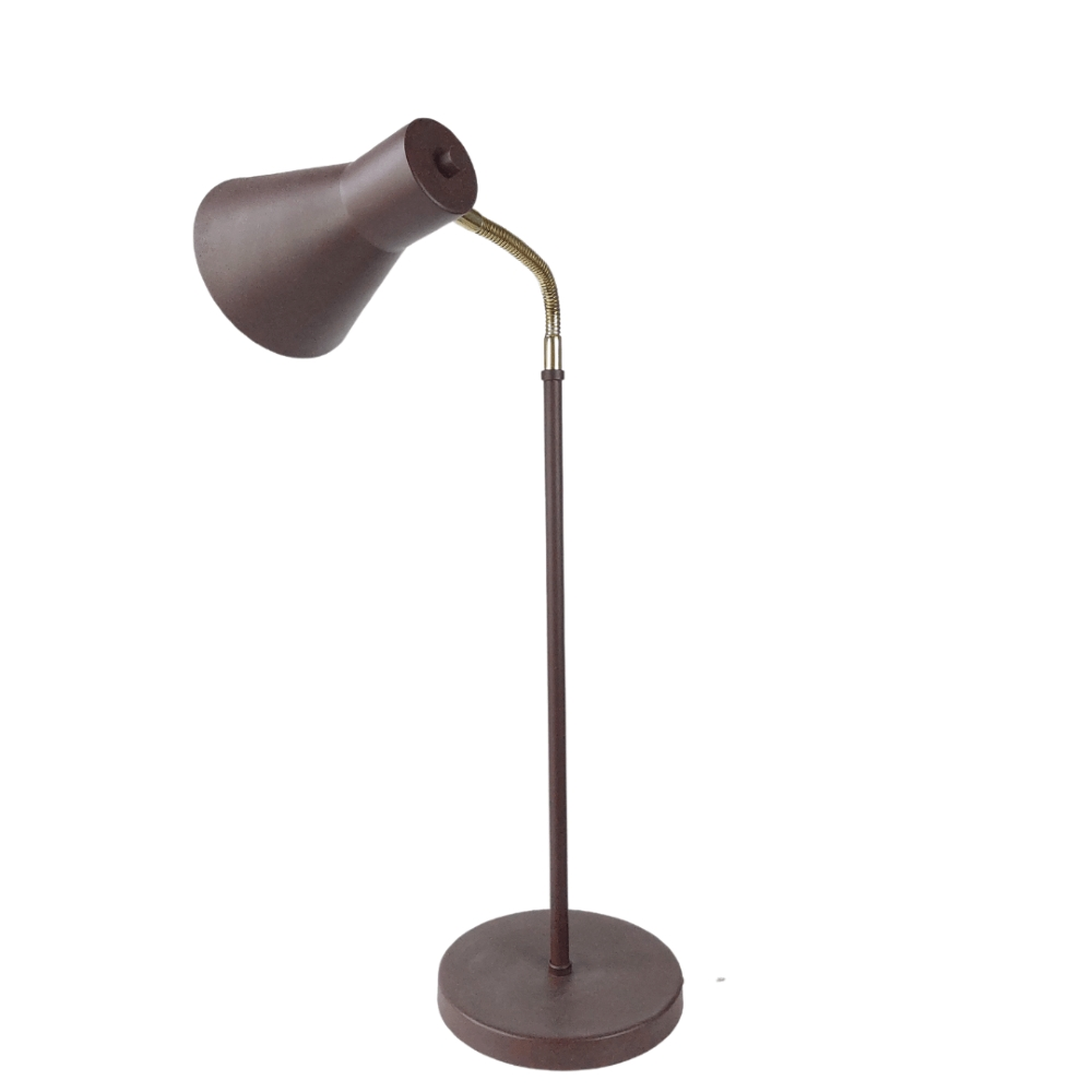 Luminária de Mesa Abajur Amélia Marrom Cortem Luminária de Mesa Abajur Amélia Marrom Cortem