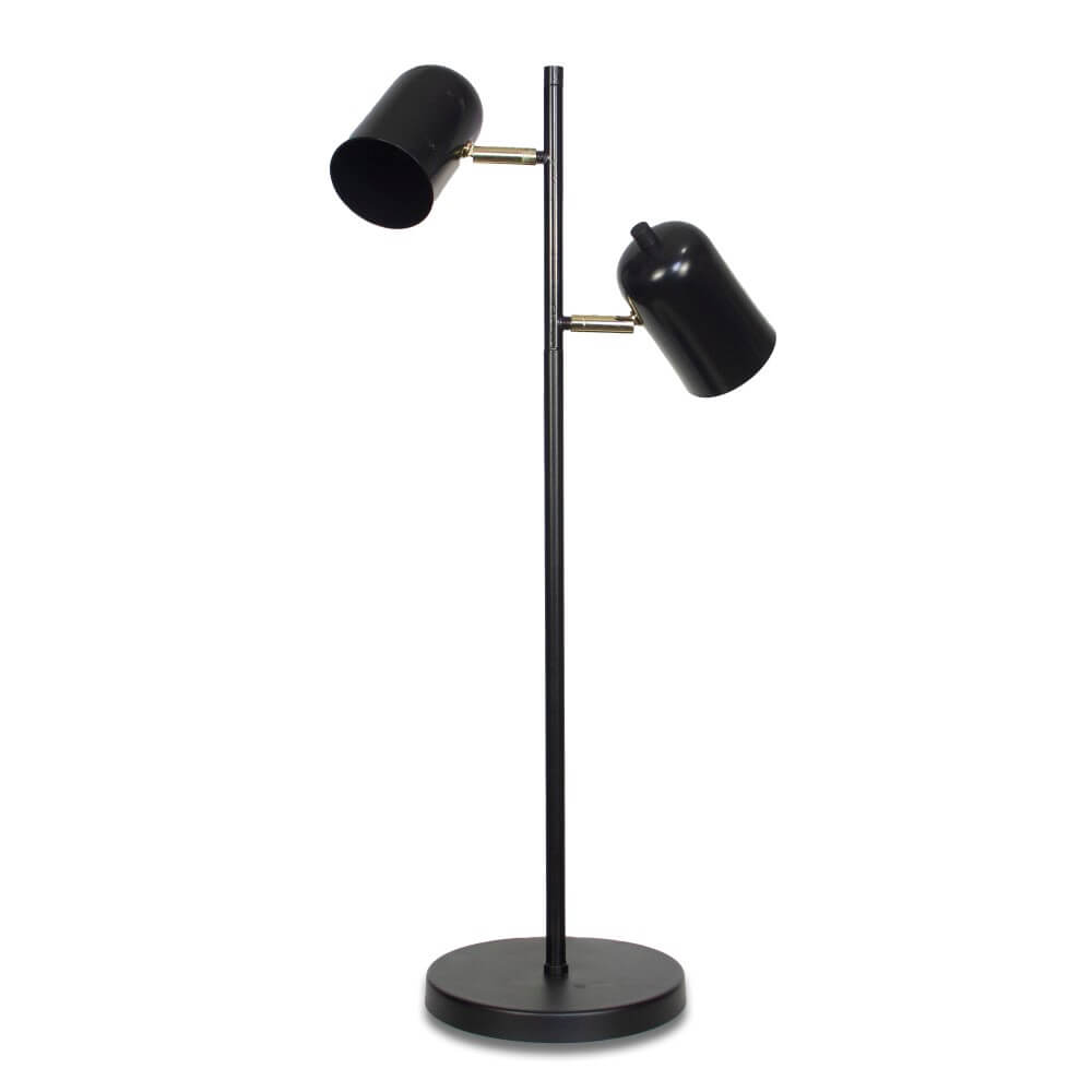 Luminária de Mesa Abajur Anne Dupla Preto Luminária de Mesa Abajur Anne Dupla Preto