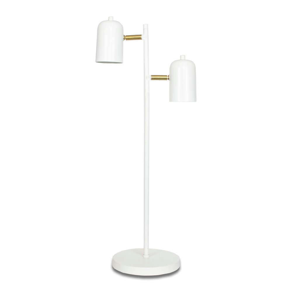 Luminária de Mesa Abajur Anne Dupla Branco Luminária de Mesa Abajur Anne Dupla Branco