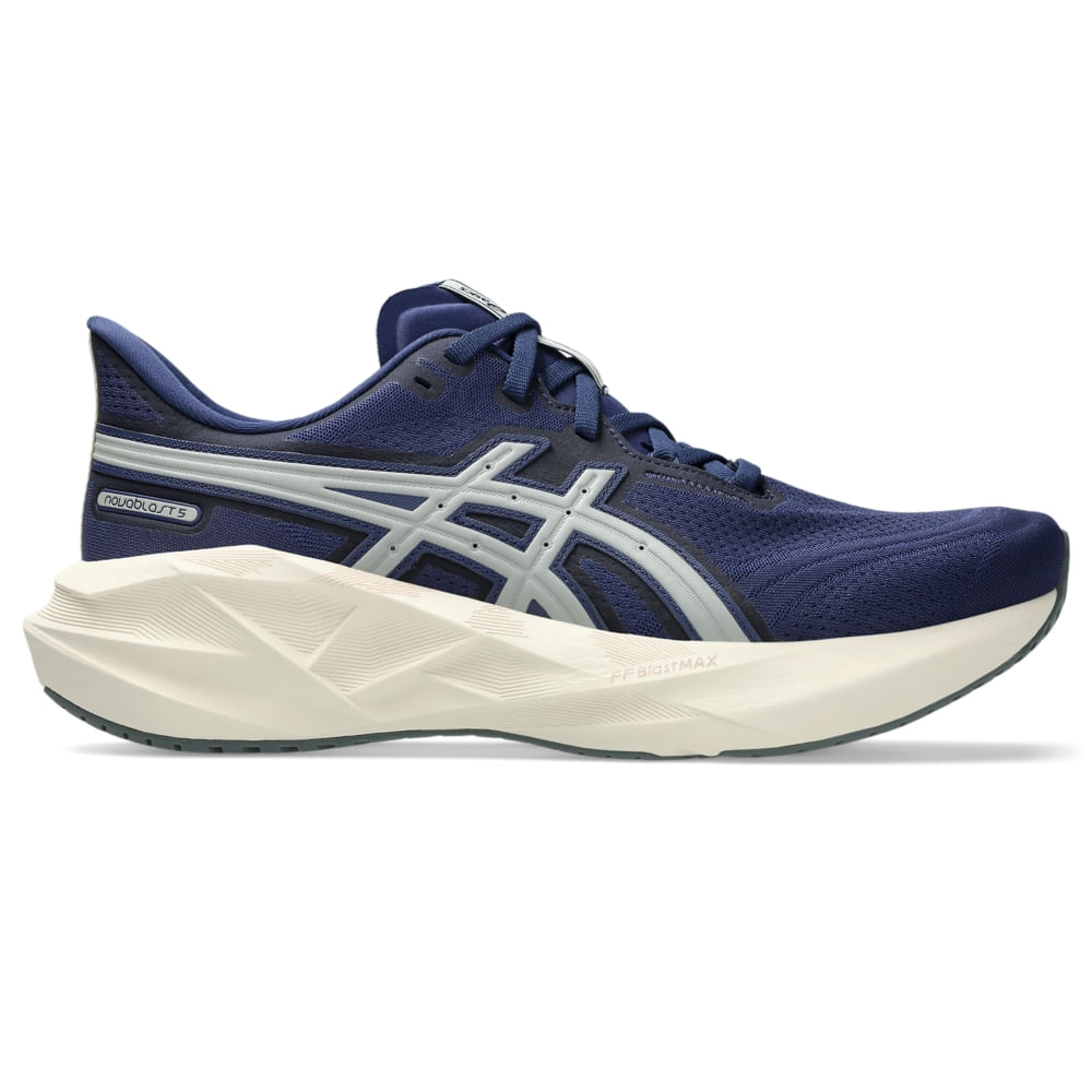 Tênis ASICS Novablast 5 Atc - Masculino - Azul/Cinza Tênis ASICS Novablast 5 Atc - Masculino - Azul/Cinza