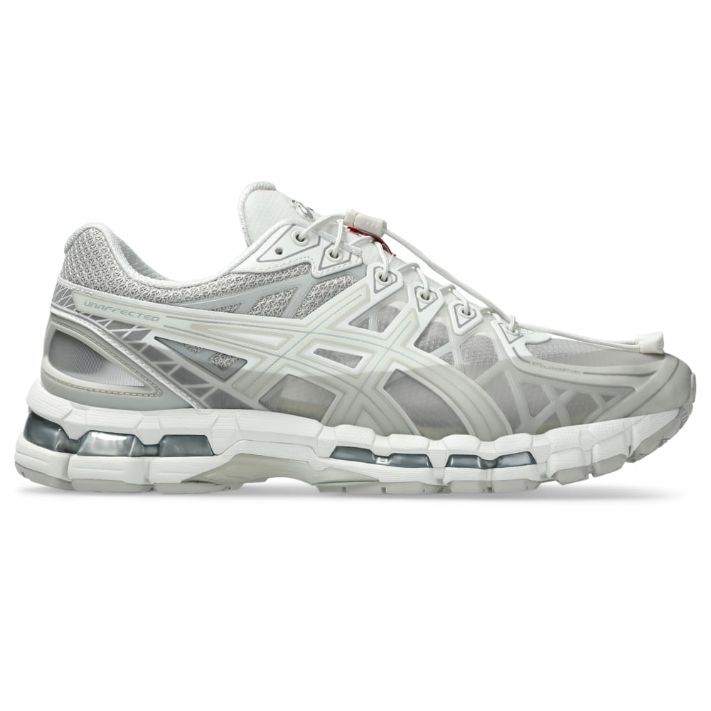 Tênis ASICS GEL-Kayano 20 x Unaffected - Unissex - Bege/Cinza Tênis ASICS GEL-Kayano 20 x Unaffected - Unissex - Bege/Cinza