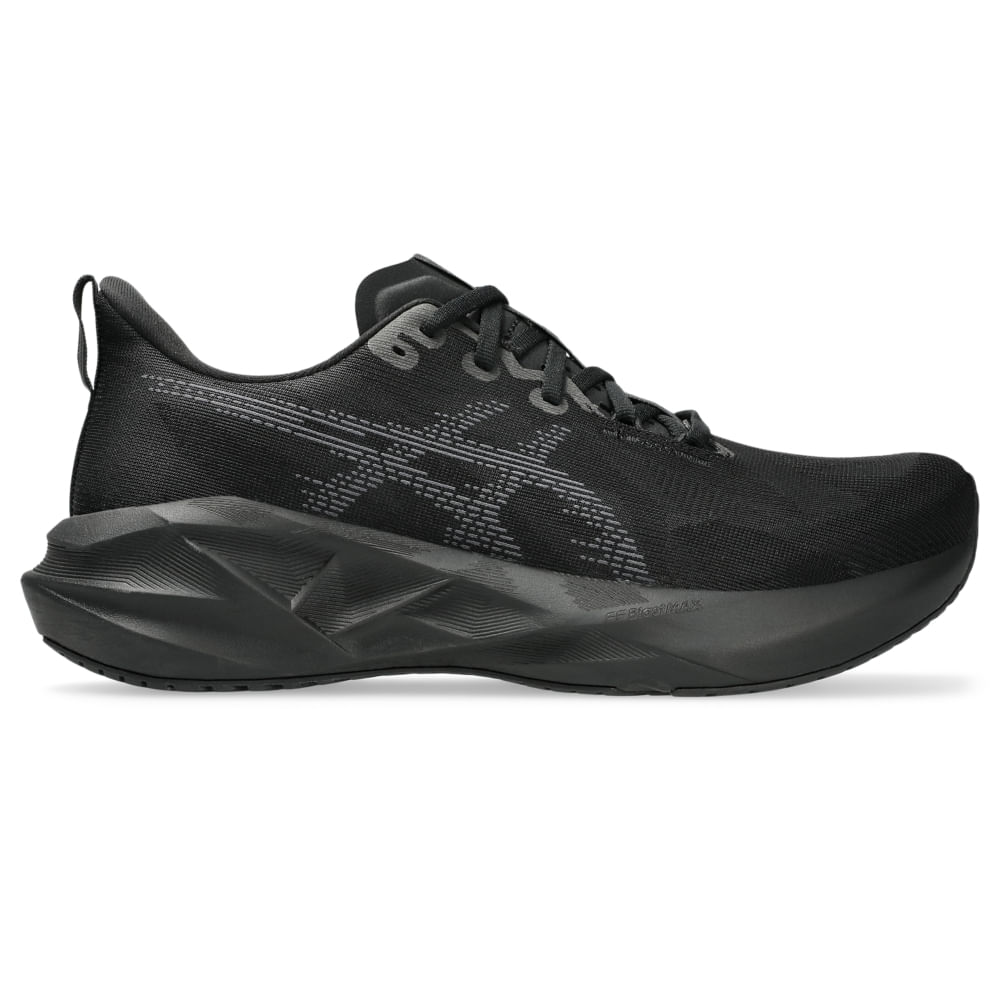 Tênis ASICS Novablast 5 - Masculino - Preto/Cinza Tênis ASICS Novablast 5 - Masculino - Preto/Cinza