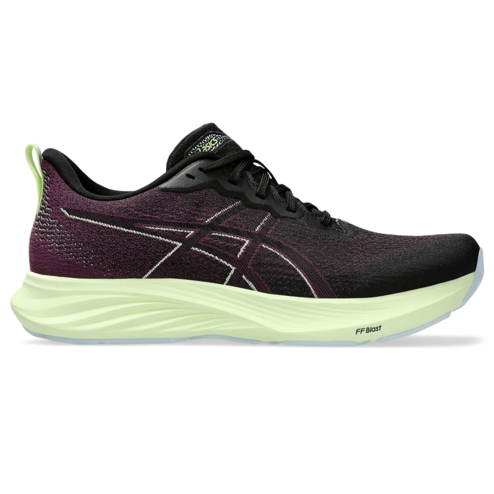 Tênis ASICS Dynablast 4 - Feminino - Preto/Roxo Tênis ASICS Dynablast 4 - Feminino - Preto/Roxo