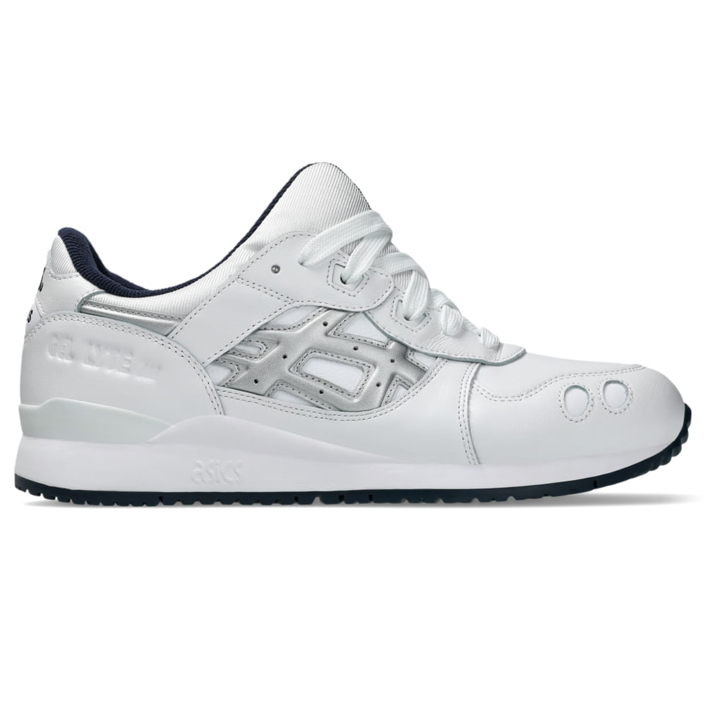 Tênis ASICS GEL-Lyte III OG x Beams - Unissex - Branco/Prata Tênis ASICS GEL-Lyte III OG x Beams - Unissex - Branco/Prata