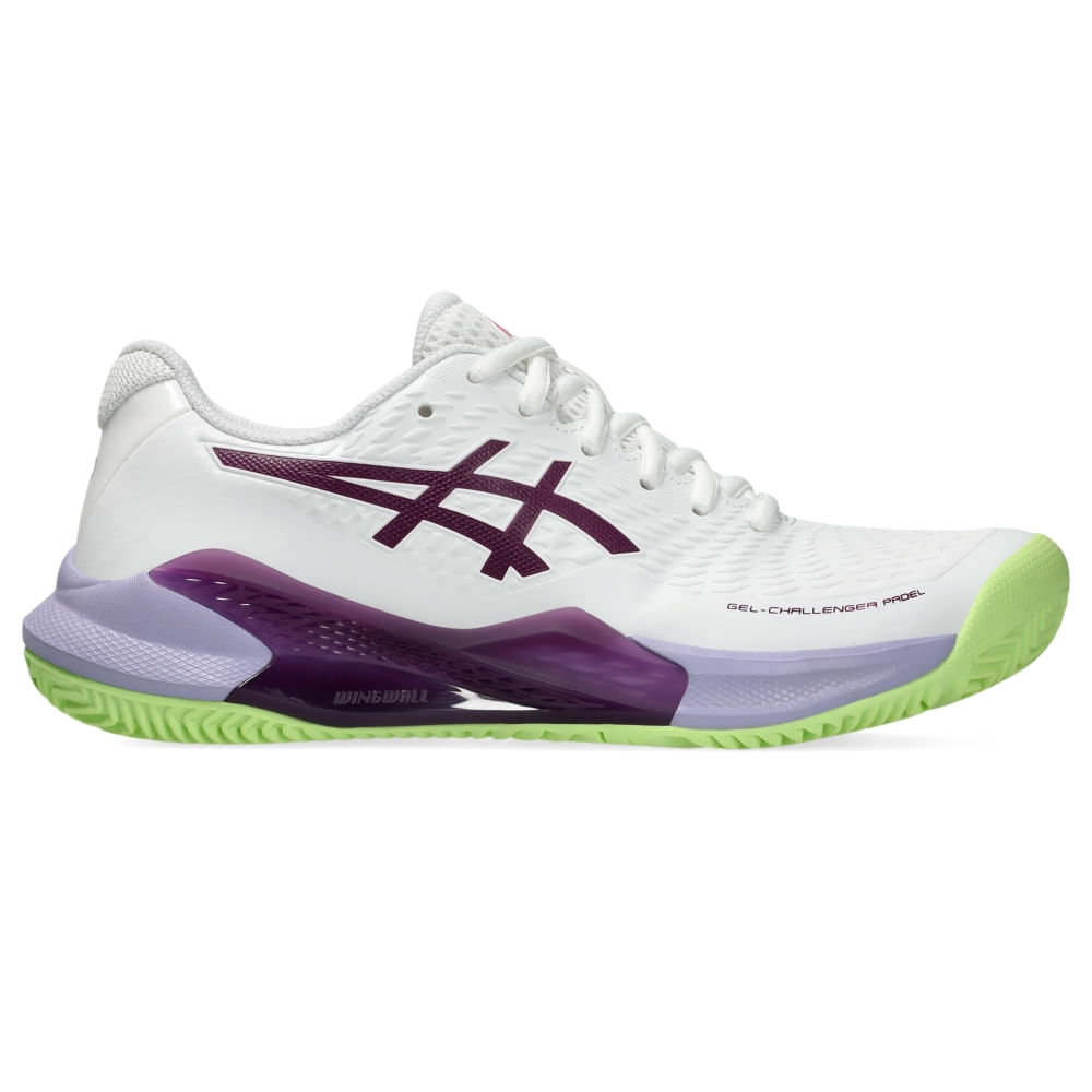 Tênis ASICS GEL-Challenger 14 Padel - Feminino - Branco/Roxo Tênis ASICS GEL-Challenger 14 Padel - Feminino - Branco/Roxo